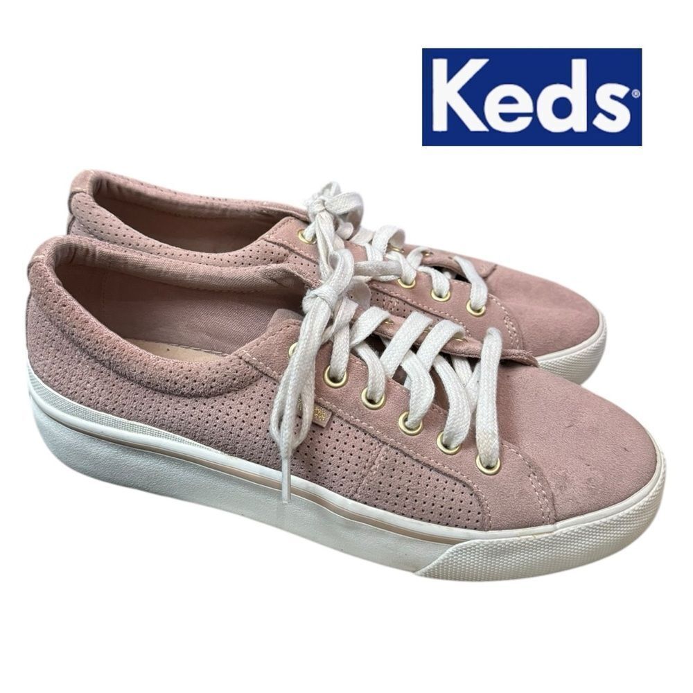 Keds Jump Kick Duo Mauve WH66049 Perforated Sneakers 8.5